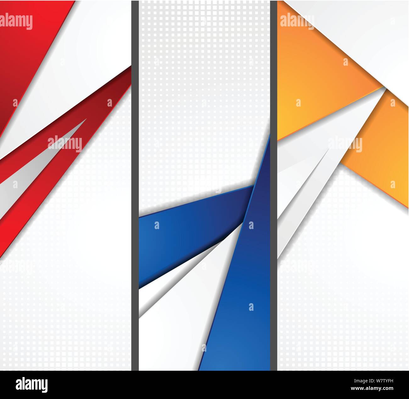 Bright corporate vertical banners abstract background. Vector design Stock Vector