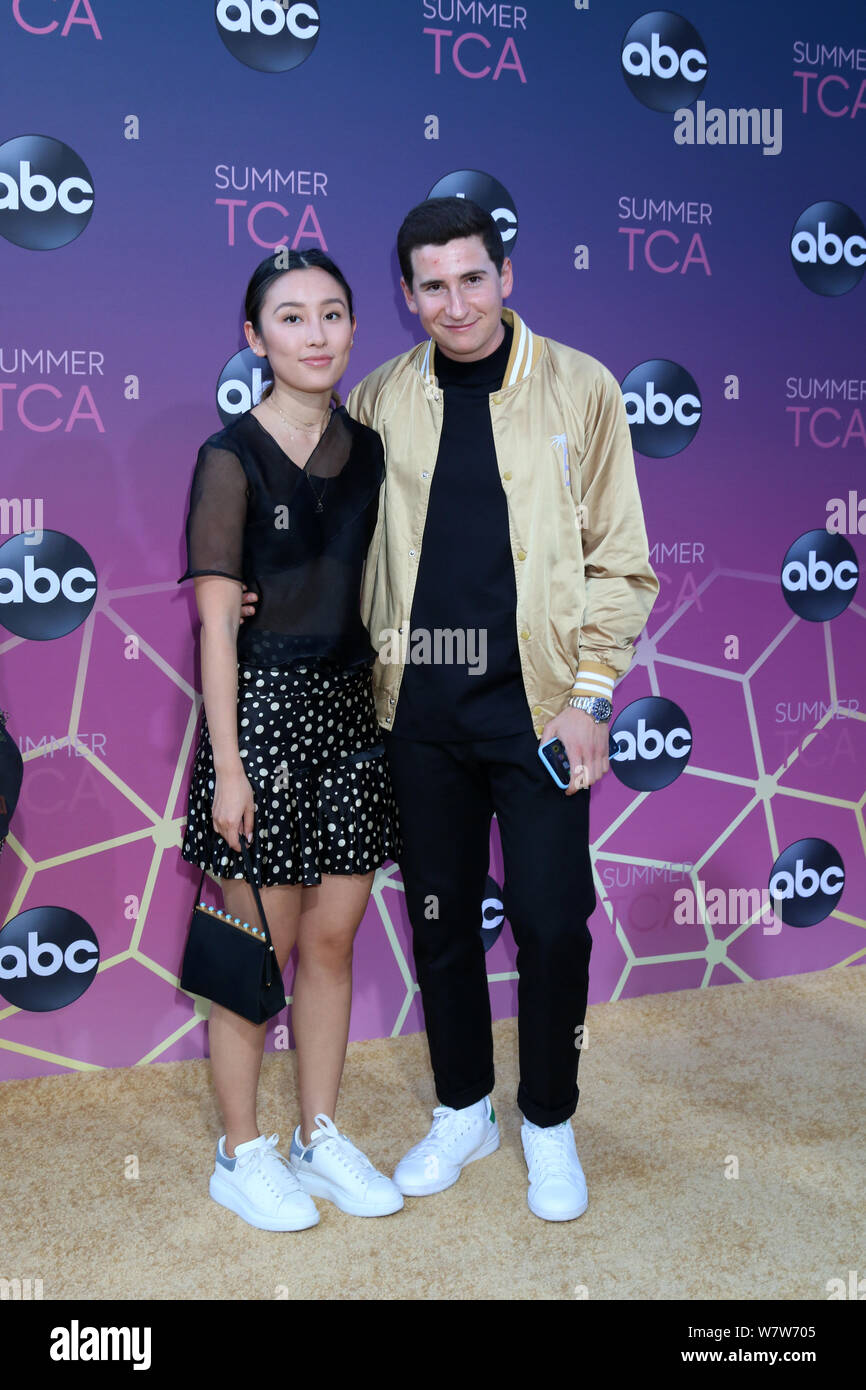 August 5, 2019, West Hollywood, CA, USA: LOS ANGELES - AUG 15:  Sam Lerner, date at the ABC Summer TCA All-Star Party at the SOHO House on August 15, 2019 in West Hollywood, CA (Credit Image: © Kay Blake/ZUMA Wire) Stock Photo