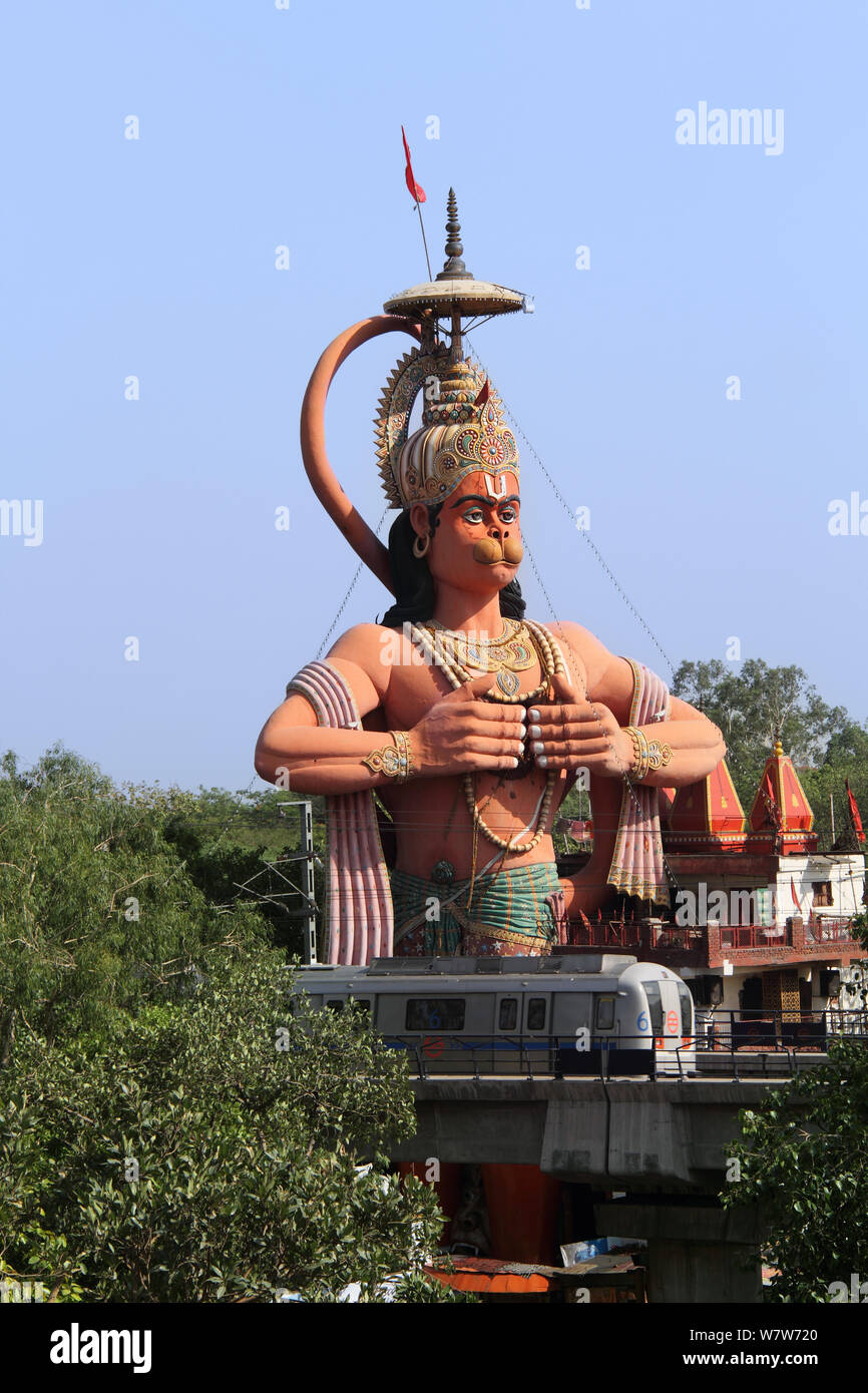 Low angle view of a Lord Hanuman, New Delhi, India Stock Photo - Alamy