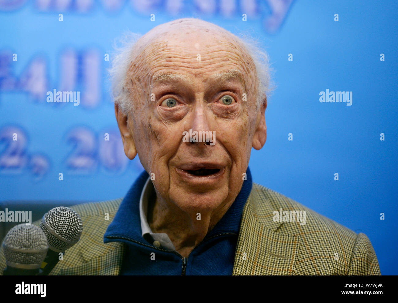 American molecular biologist James Watson, one of the codiscoverers of