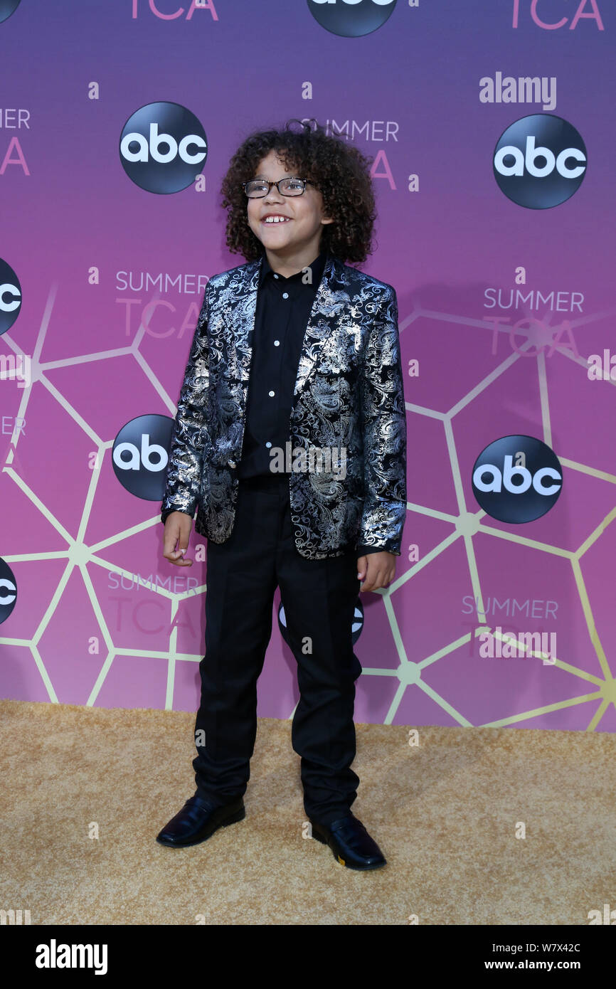 August 5, 2019, West Hollywood, CA, USA: LOS ANGELES - AUG 15:  Ethan William Childress at the ABC Summer TCA All-Star Party at the SOHO House on August 15, 2019 in West Hollywood, CA (Credit Image: © Kay Blake/ZUMA Wire) Stock Photo