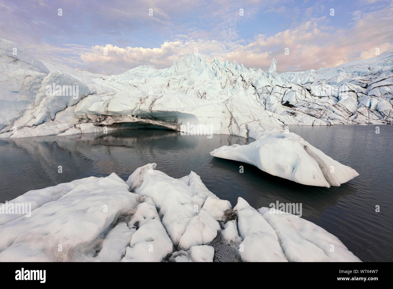 Matanuska Glacier, Alaska, USA. June 2013. Stock Photo
