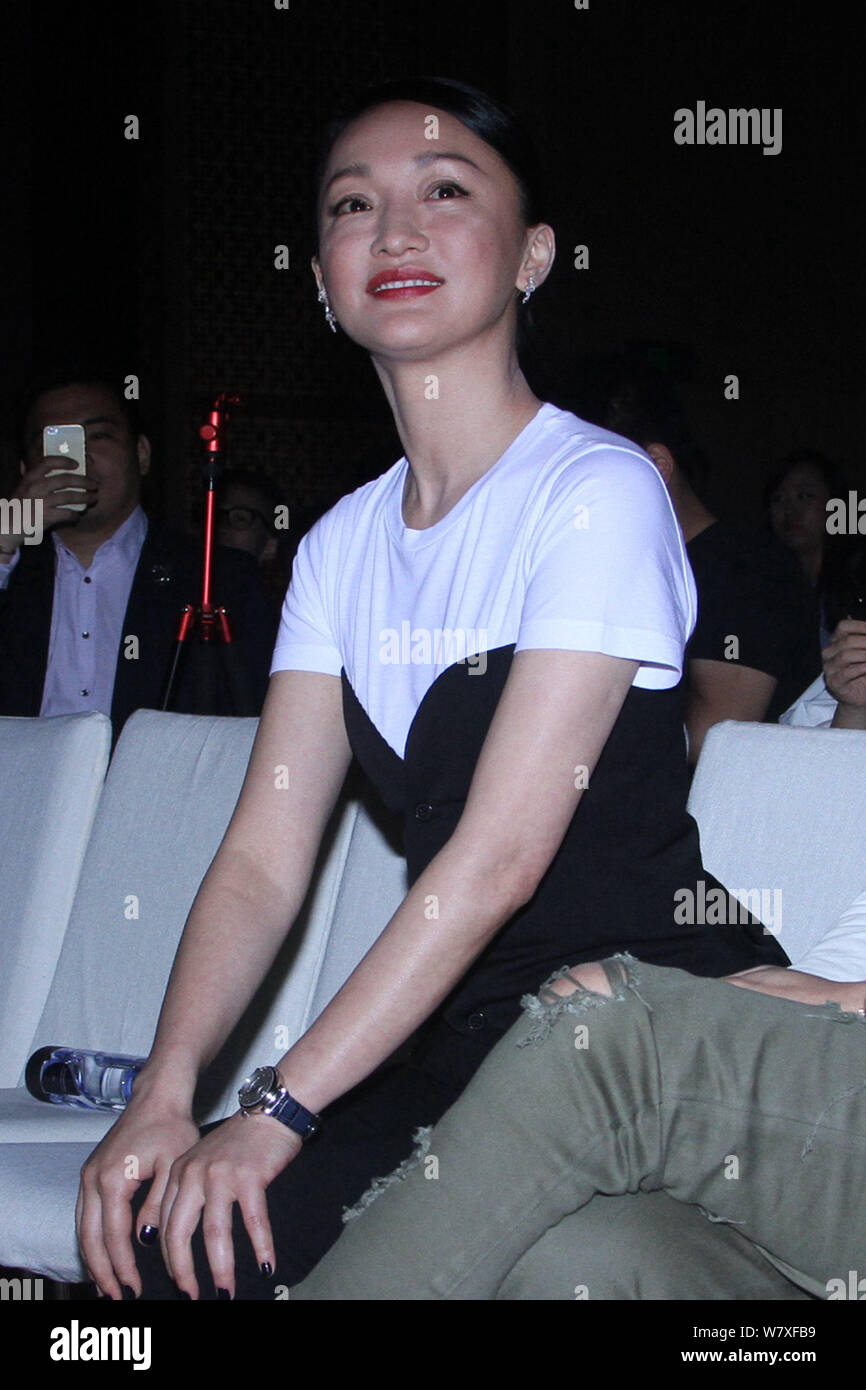 Chinese actress Zhou Xun attends the event of IWC Evening of Filmmakers ...