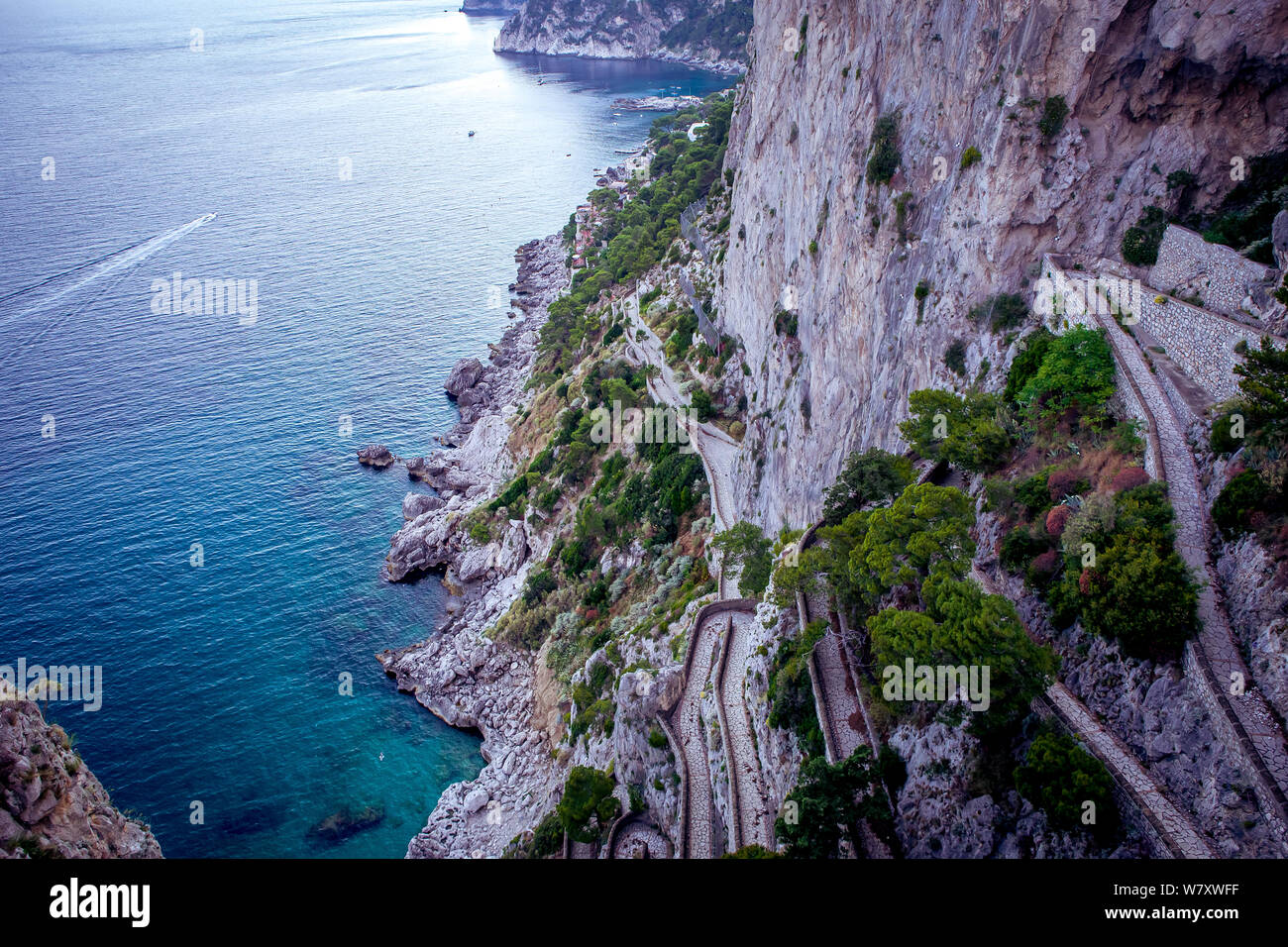 via krupp, capri island, italy Stock Photo - Alamy