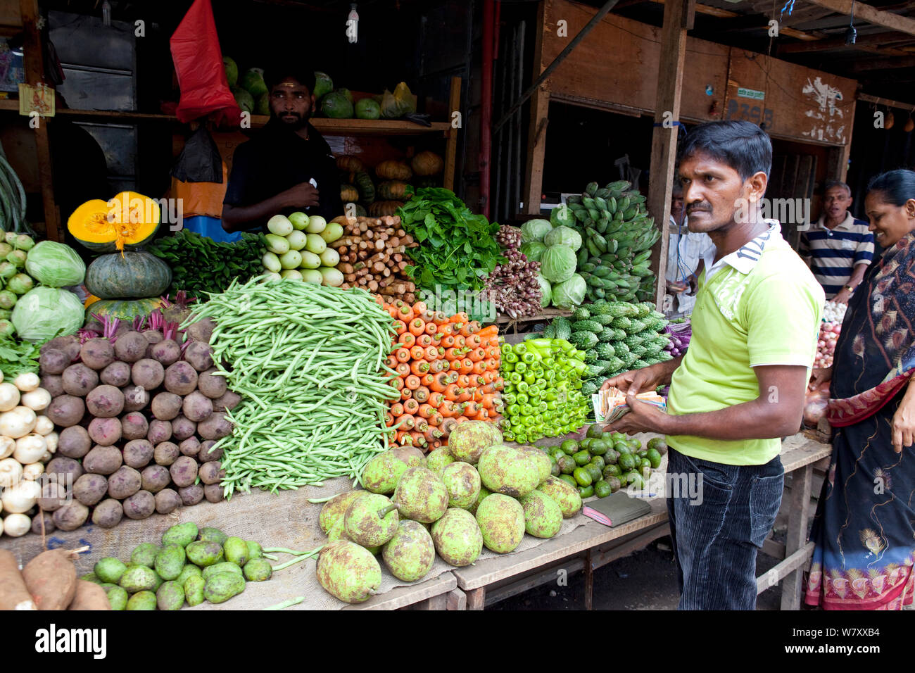 Vegetables for sale at market, Pettah, Colombo, Sri Lanka, December 2012 Stock Photo Alamy