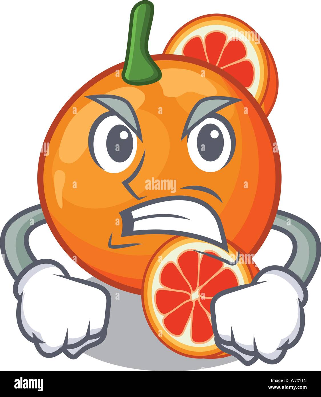 Blood orange segment Stock Vector Images Alamy