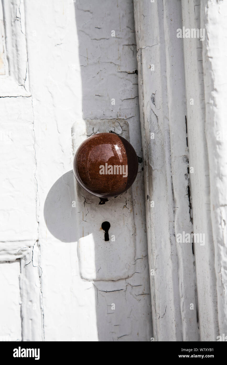 Old door knob keyhole usa hi-res stock photography and images - Alamy