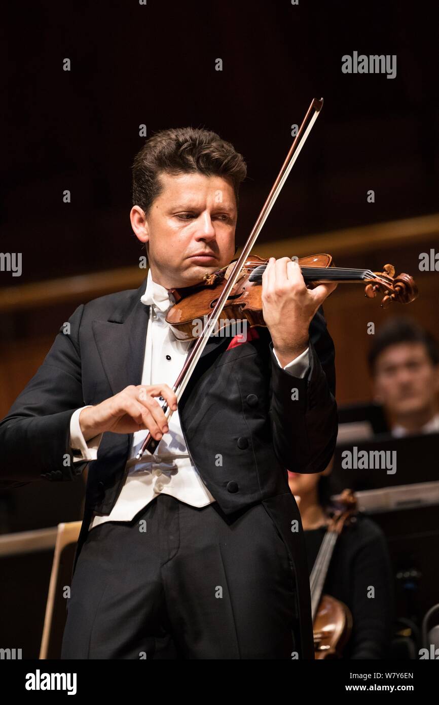 Julian Rachlin Lithuanian-born violinist Julian Rachlin performs during a concert in ...