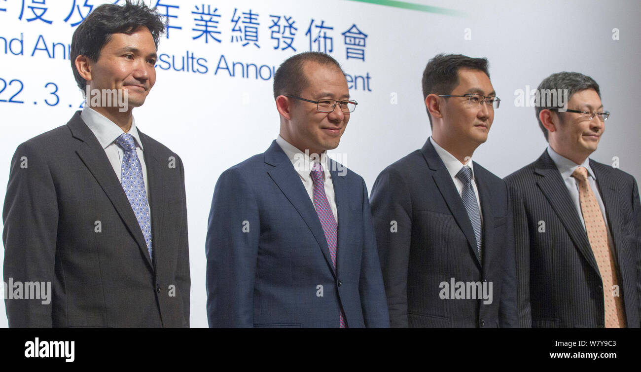 (From left) James Mitchell, Tencent’s Chief Strategy Officer (CSO