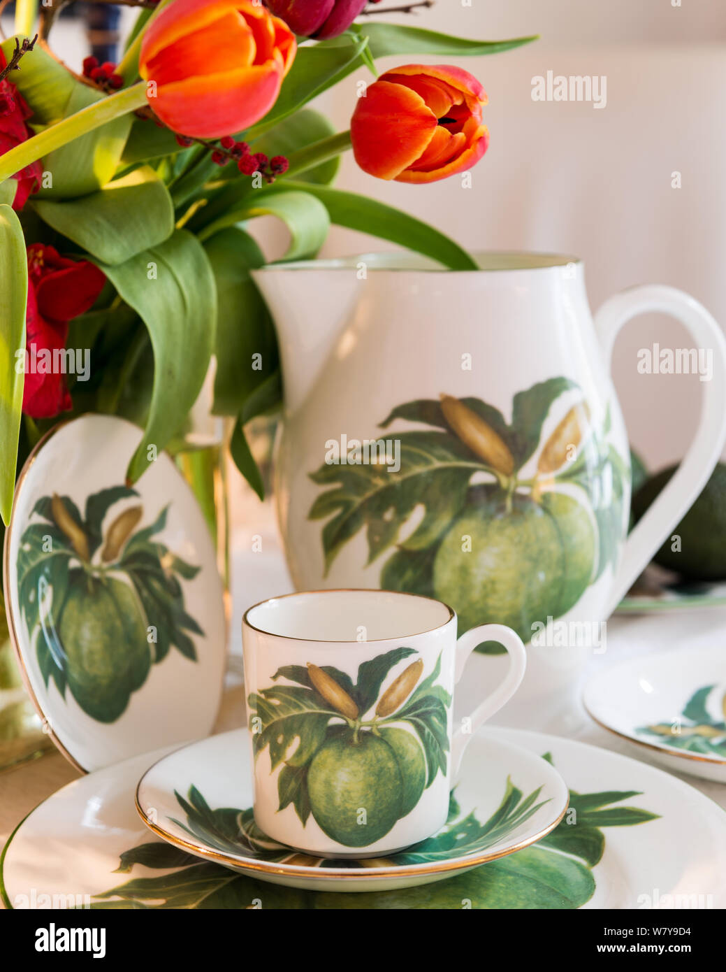 Jenny Mein's breadfruit collection by flowers Stock Photo