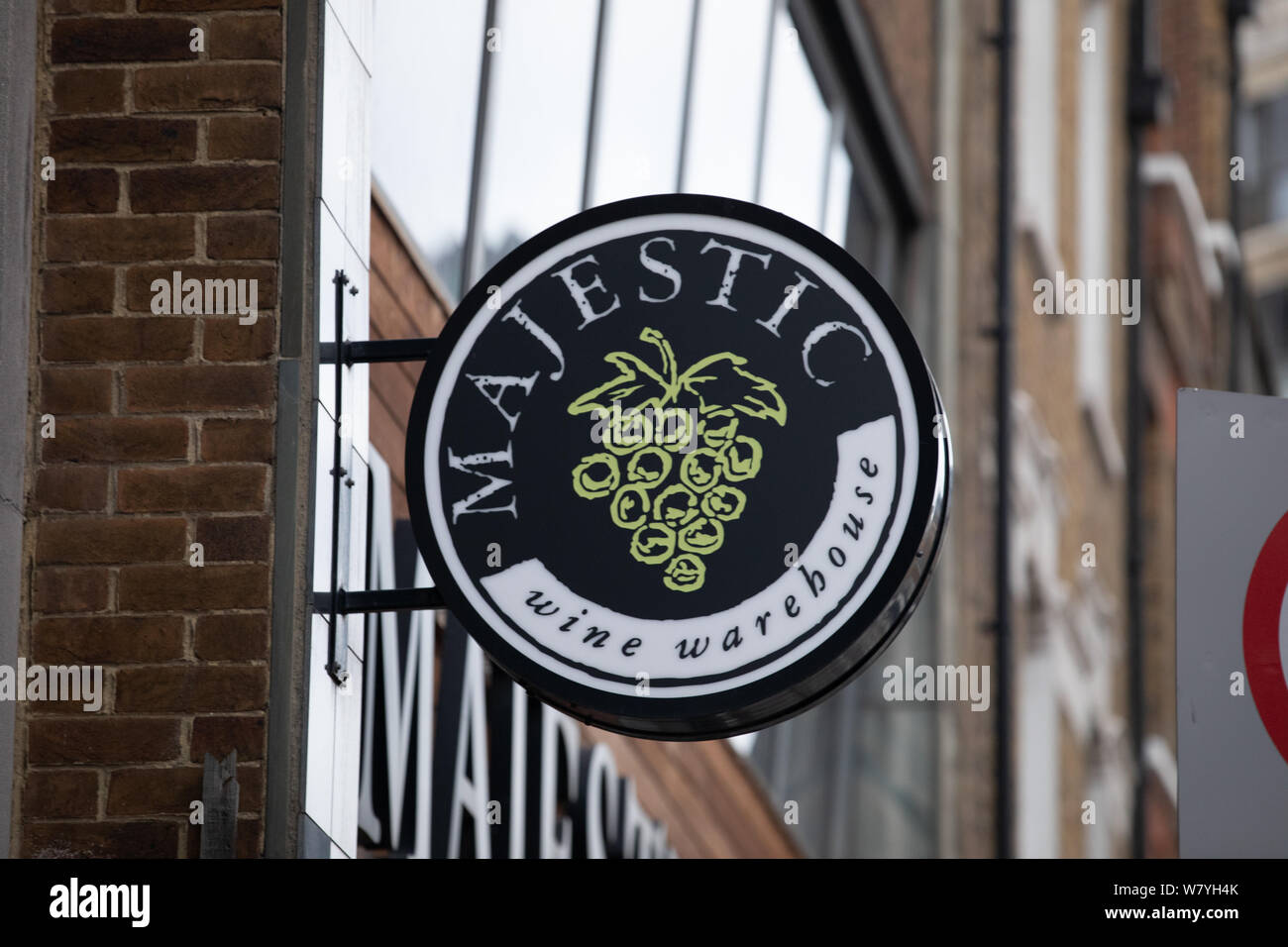 Majestic Wine warehouse Stock Photo Alamy