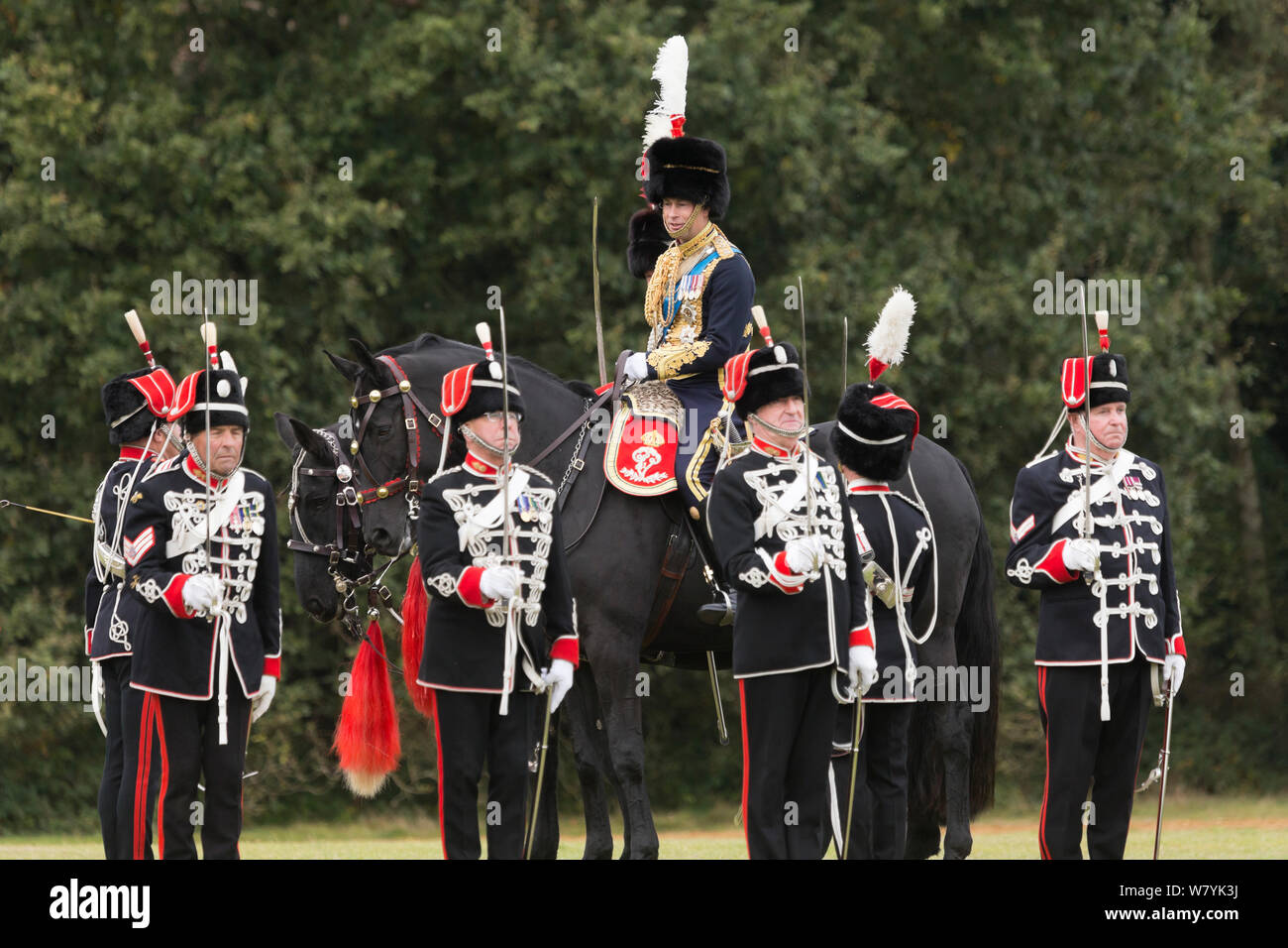 HRH Prince Edward reviews the Honourable Artillery Company, the second