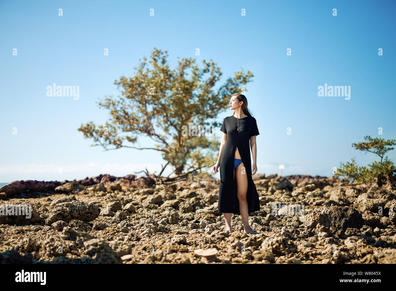 Asian woman posing hi-res stock photography and images - Alamy