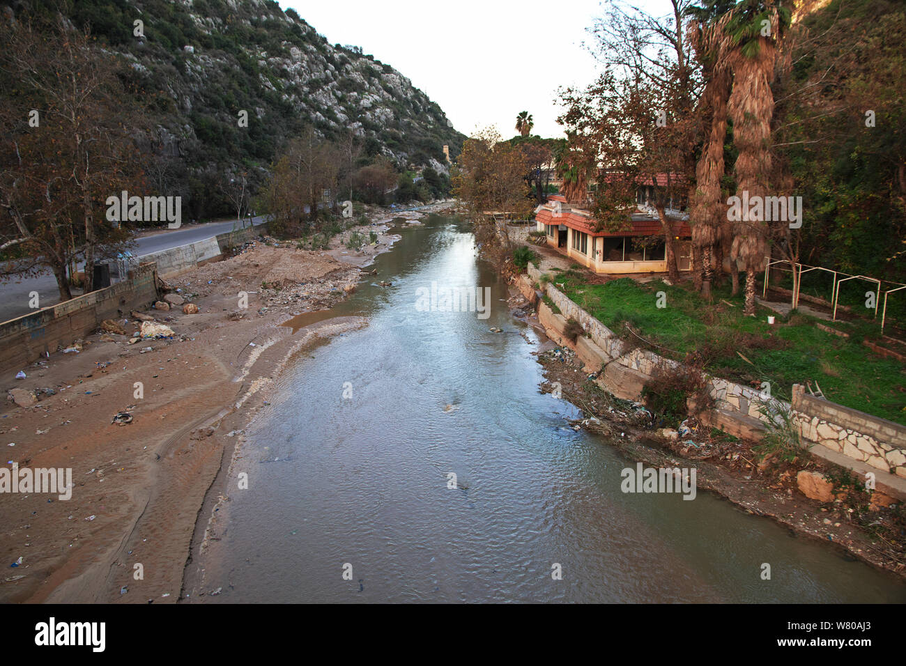 Nahr al kalb Dog river, Lebanon Stock Photo Alamy