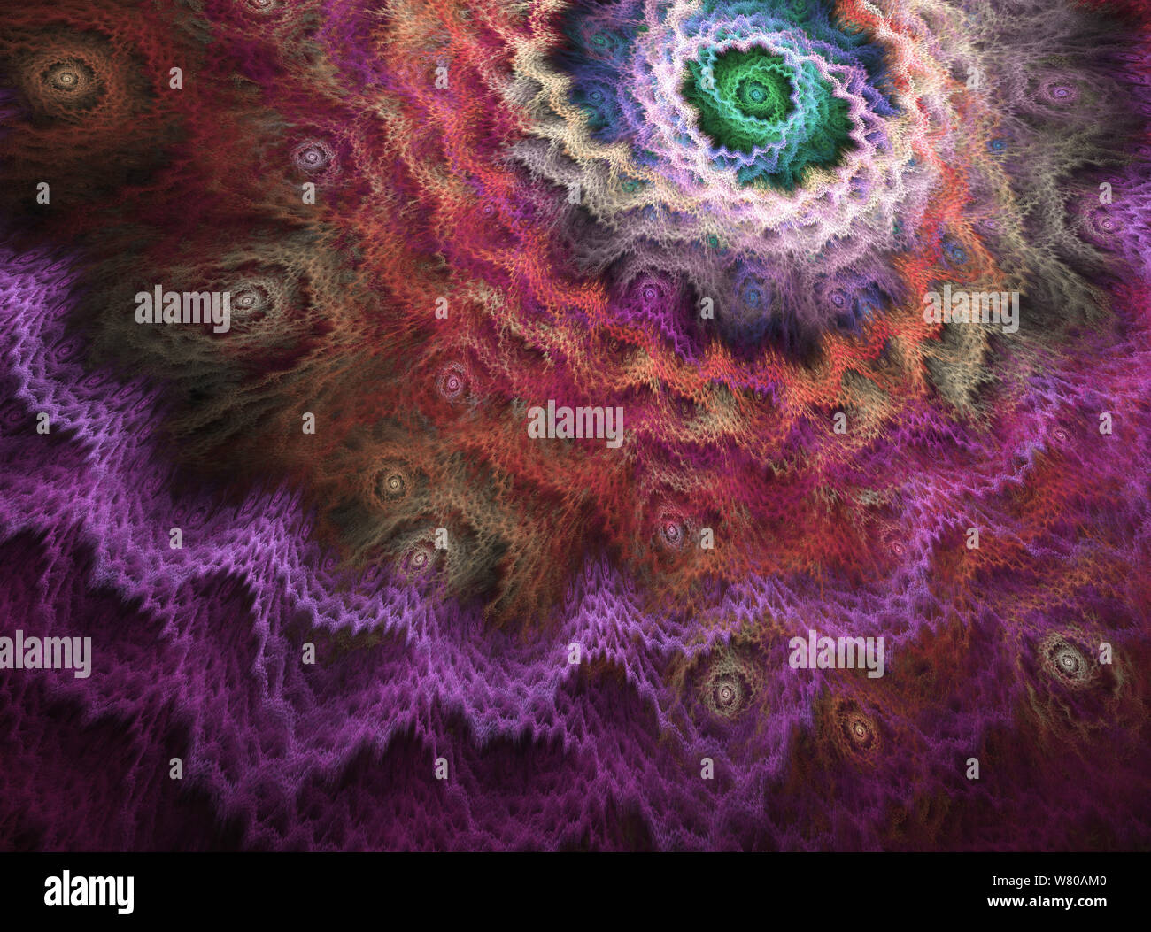 Fractal Art Background - 3D Rendering Stock Photo - Alamy