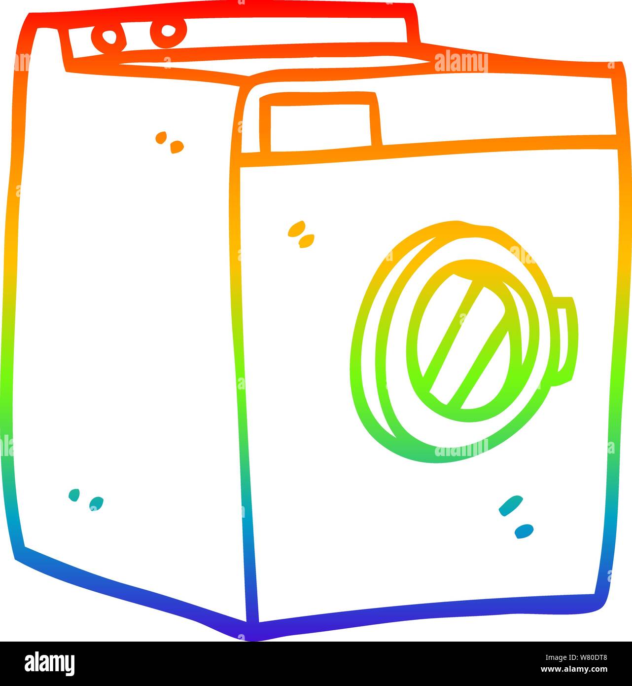 Old Washing Machine Drawing Cut Out Stock Images Pictures Alamy