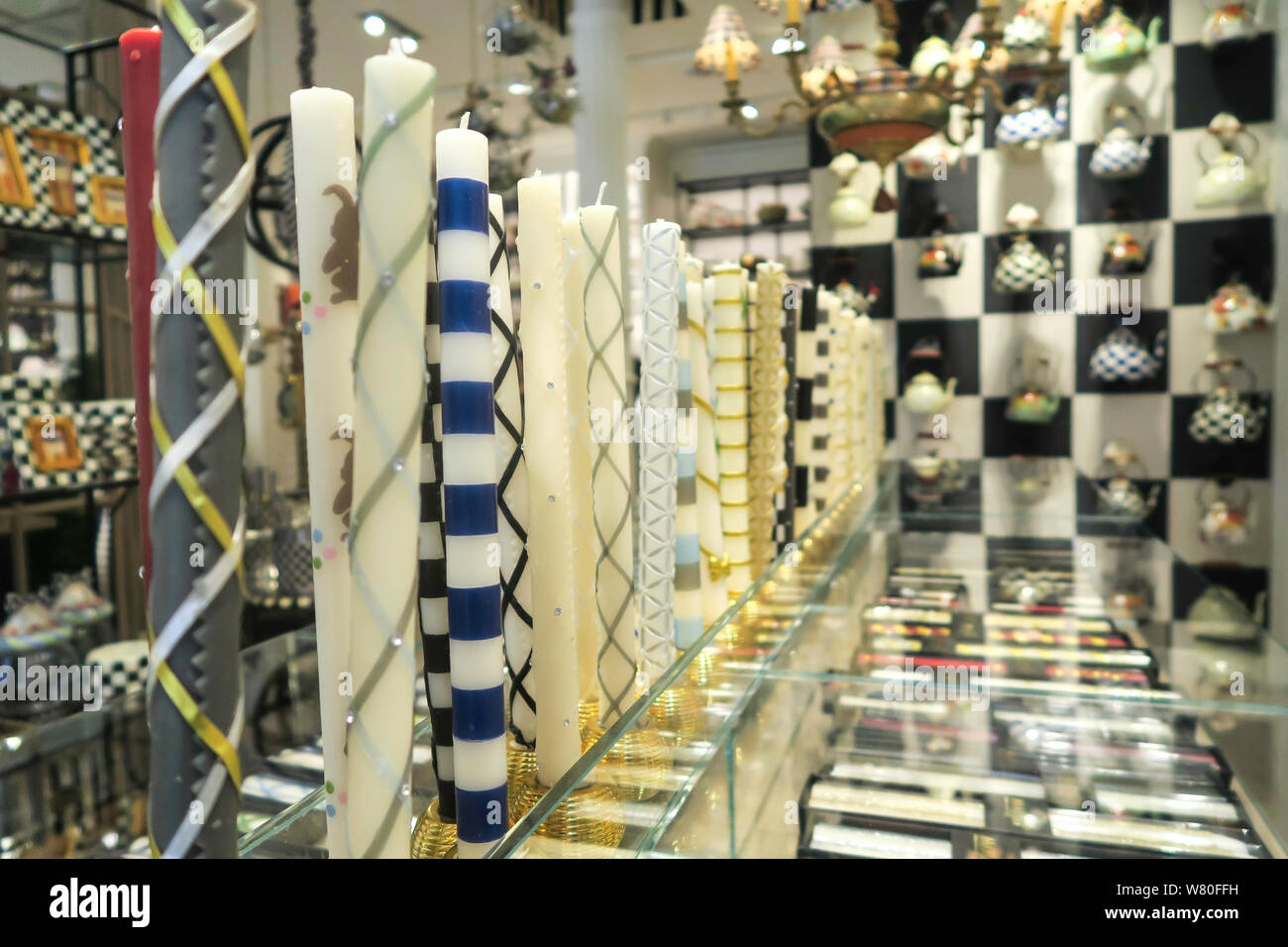 MacKenzieChilds Store Interior in SoHo, NYC, USA Stock Photo Alamy