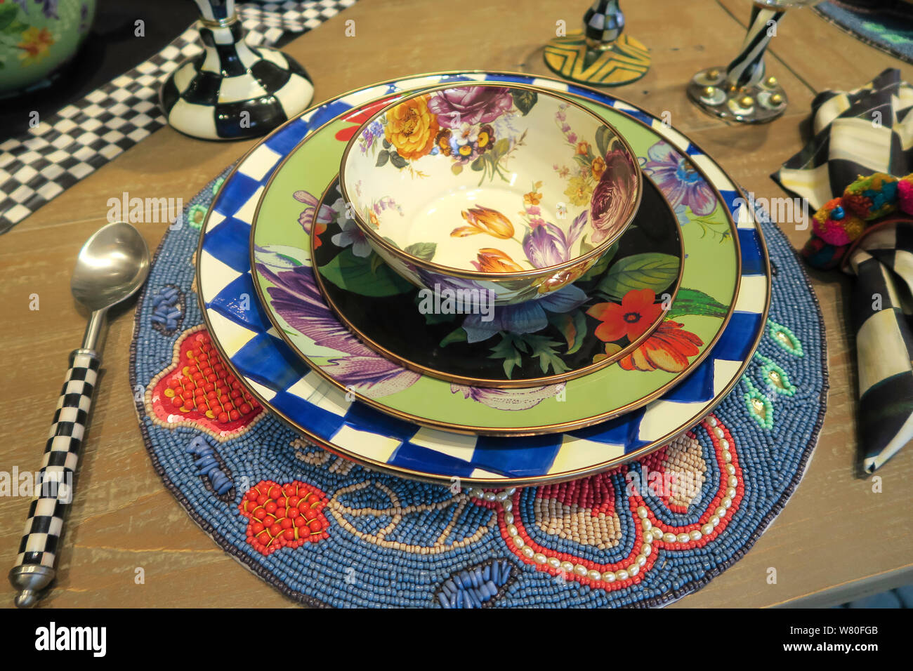MacKenzieChilds Store Interior in SoHo, NYC, USA Stock Photo Alamy