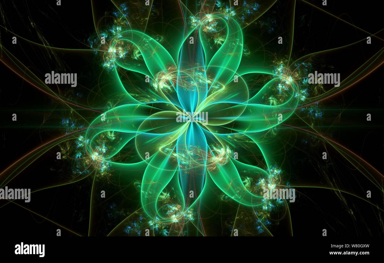 Fractal Art Background - 3D Rendering Stock Photo - Alamy