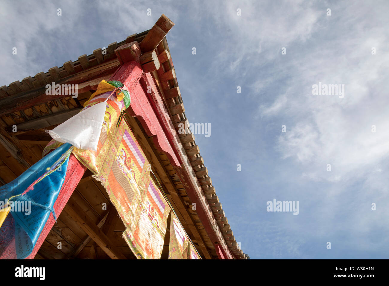 Khogno Tarni monastery in Khogno Khan national park, Mongolia. Stock Photo