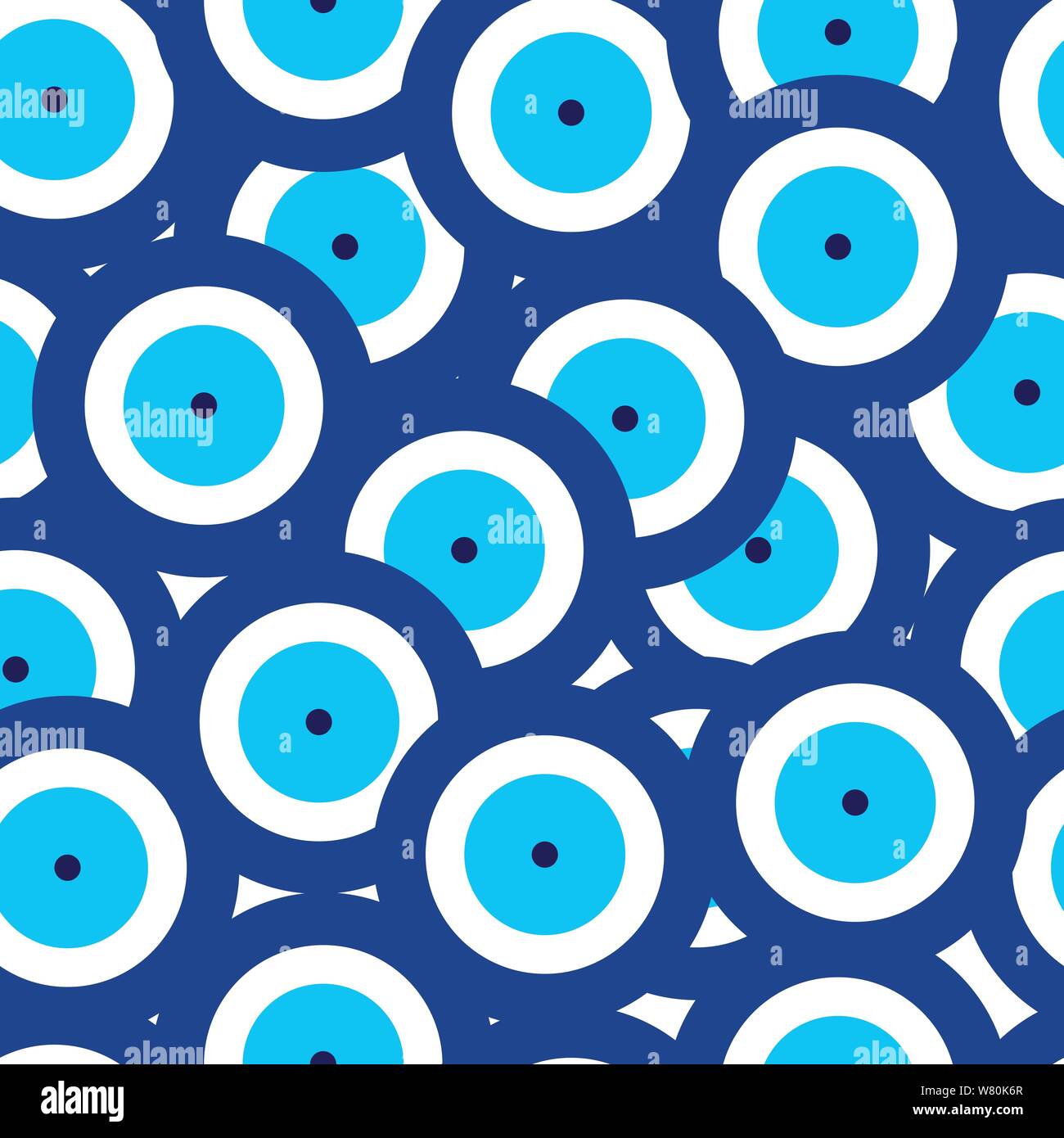 seamless pattern with blue evil eye vector Stock Vector Image & Art - Alamy