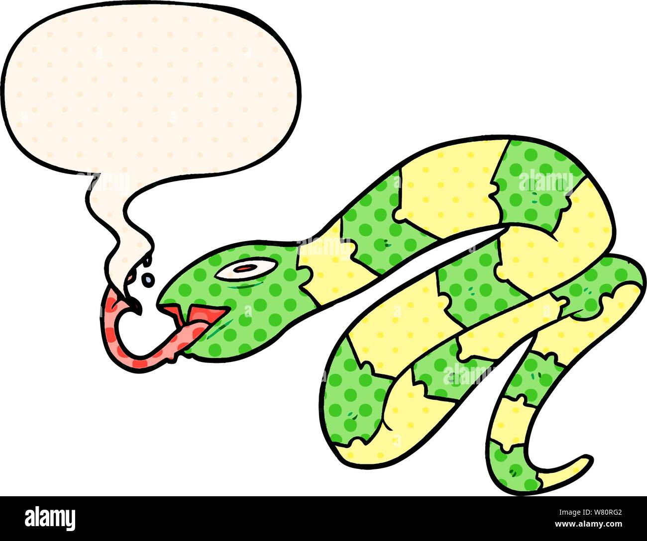 cartoon hissing snake with speech bubble in comic book style Stock Vector Image & Art - Alamy cartoon hissing snake with speech bubble in comic book style Stock Vector Image & Art - Alamy