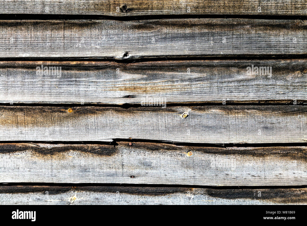 Wooden cladding wall background, wooden planks Stock Photo