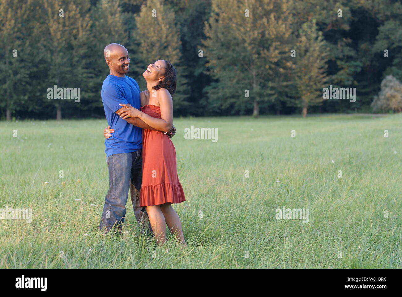 Cute african young couple in hi-res stock photography and images - Alamy