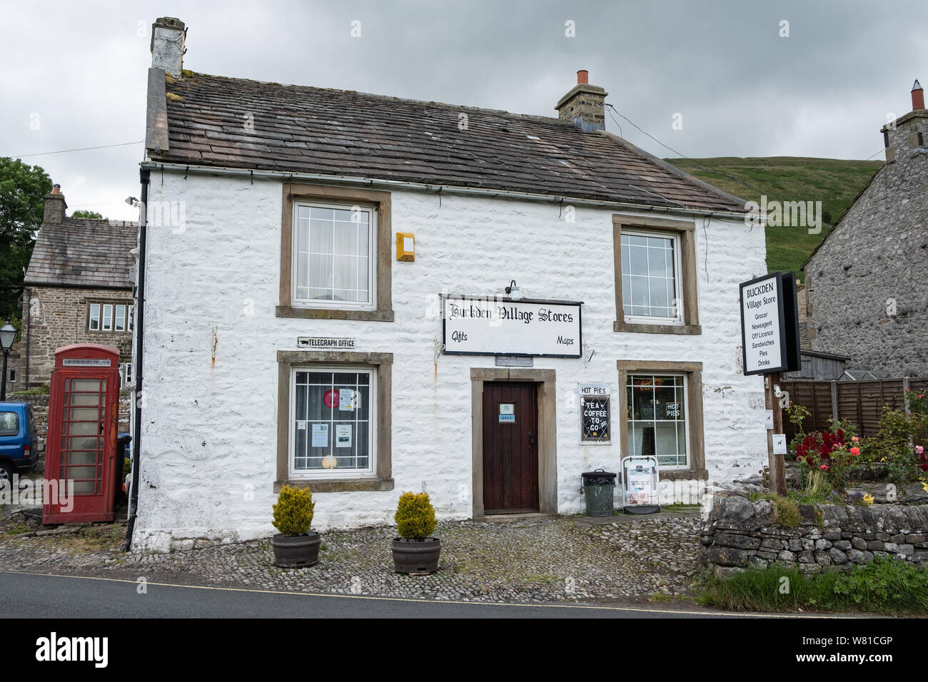 Buckden Buckden Village Stores, Yorkshire Dales National Park, Upper Wharfedale ...