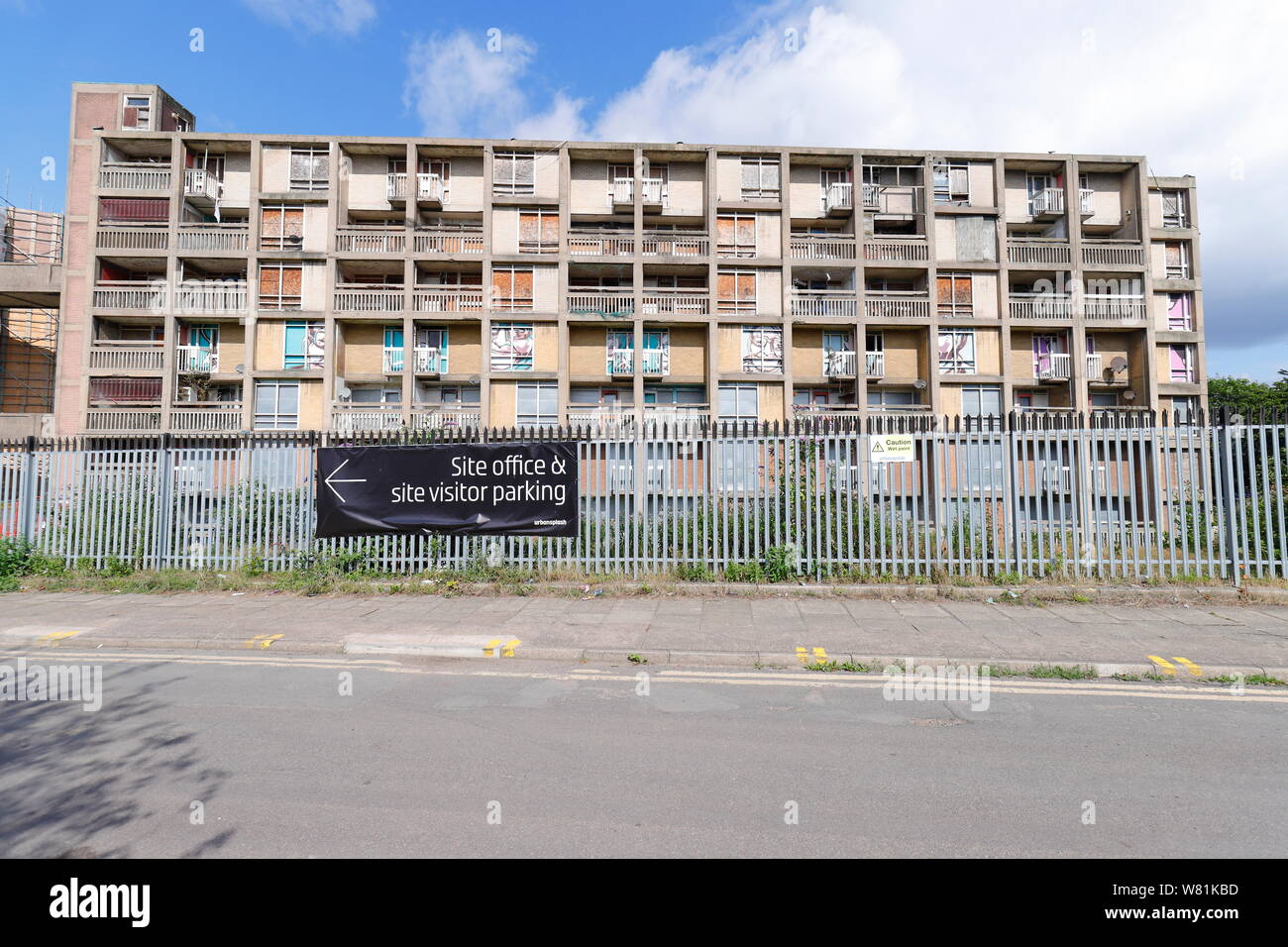 Refurbishment of Park Hill Flats in Sheffield,South Yorkshire Stock Photo Alamy