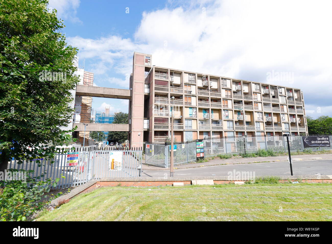 Refurbishment of Park Hill Flats in Sheffield,South Yorkshire Stock Photo Alamy