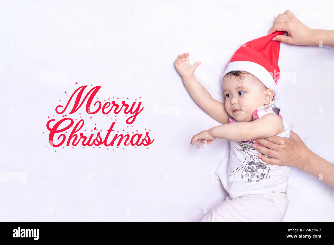 Santa cap for baby girl Clearance