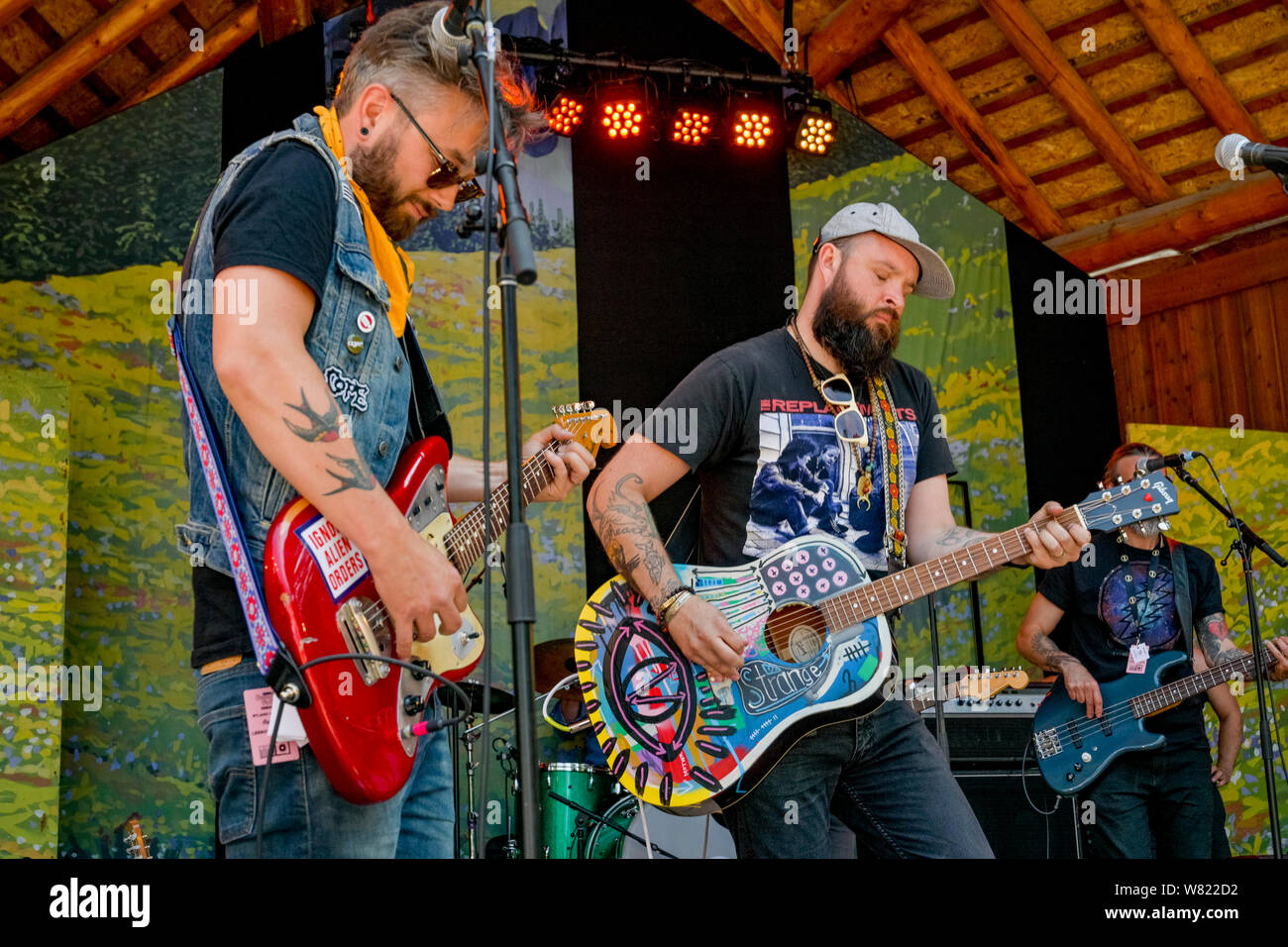 Canmore Folk Music Festival, Canmore, Alberta, Canada Stock Photo Alamy