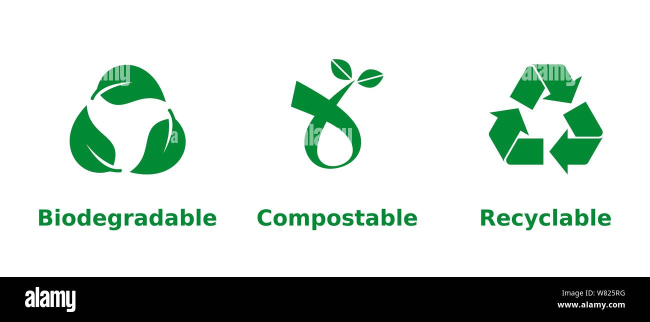 Biodegradable icon Cut Out Stock Images & Pictures Alamy