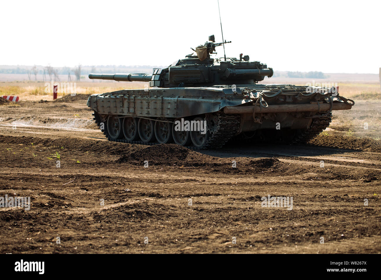 Military tank rides off road hi-res stock photography and images - Alamy