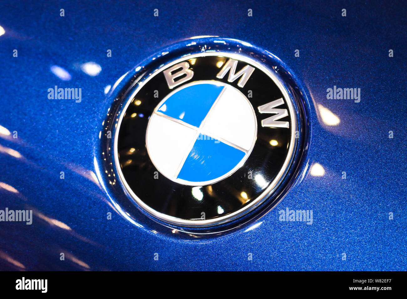 Logo of BMW Stock Photo