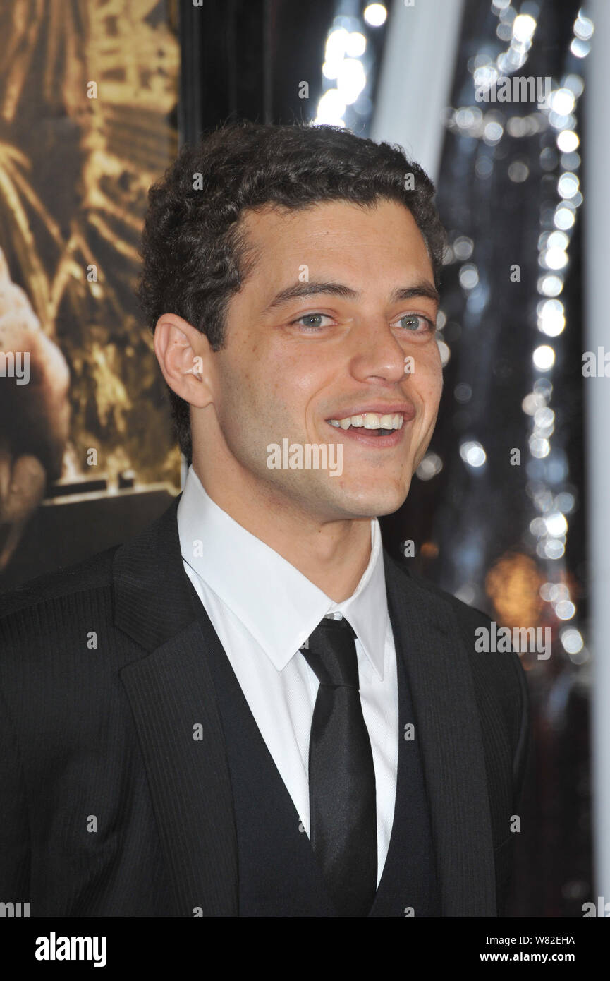 LOS ANGELES, CA. February 24, 2010: Rami Malek at the premiere of his new  HBO miniseries "The Pacific" at Grauman's Chinese Theatre, Hollywood. © 2010  Paul Smith / Featureflash Stock Photo - Alamy