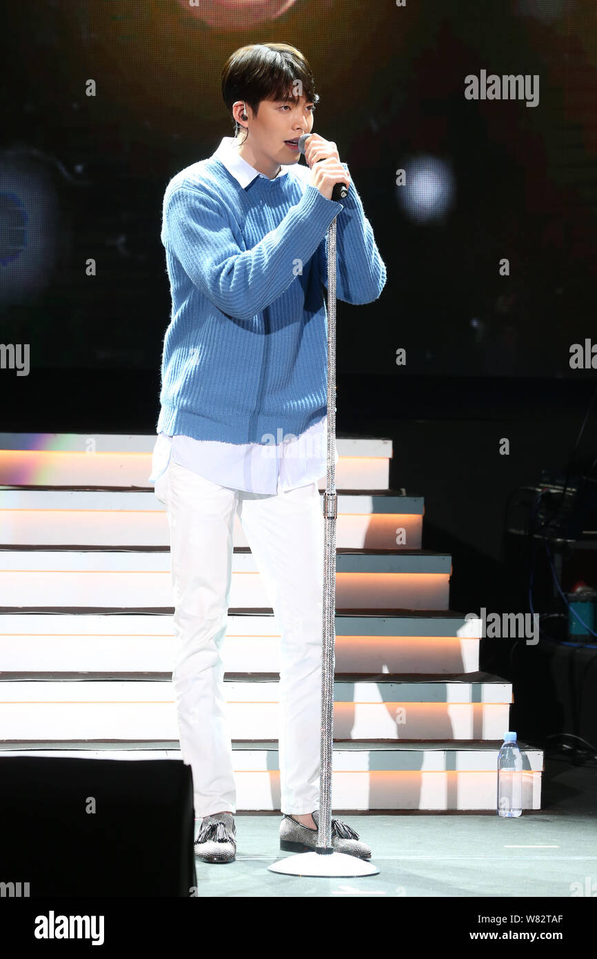 South Korea Actor Kim Woo Bin Attends A Fan Meeting In