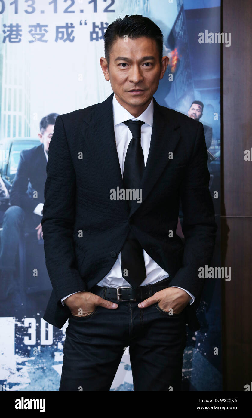 --FILE--Hong Kong singer and actor Andy Lau attends a promotional event ...