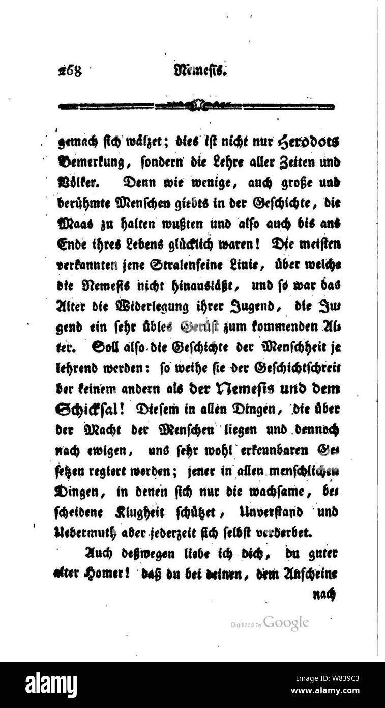 De Zerstreute Blätter II (Herder) 268. Stock Photo