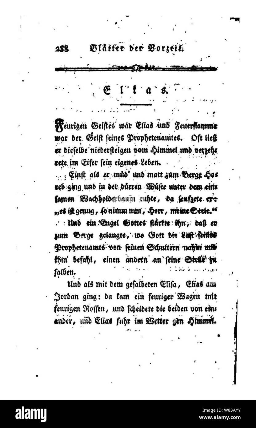 De Zerstreute Blätter III (Herder) 283. Stock Photo