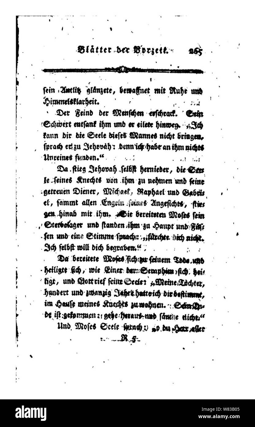 De Zerstreute Blätter III (Herder) 268. Stock Photo