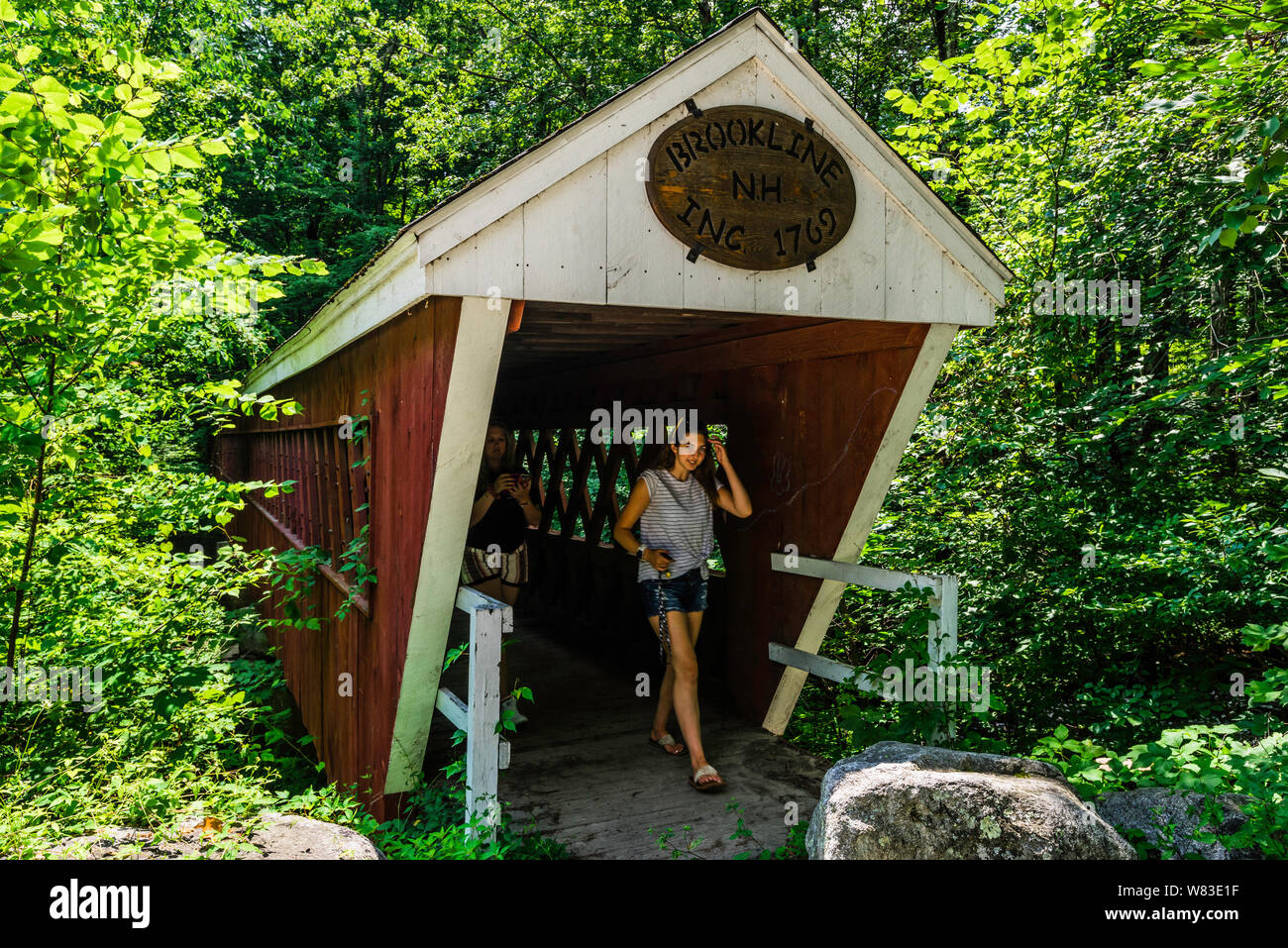 Nissitissit Bridge Brookline, New Hampshire, USA Stock Photo Alamy