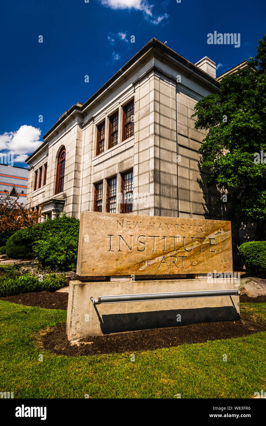 New Hampshire Institute of Art Manchester, New Hampshire, USA Stock