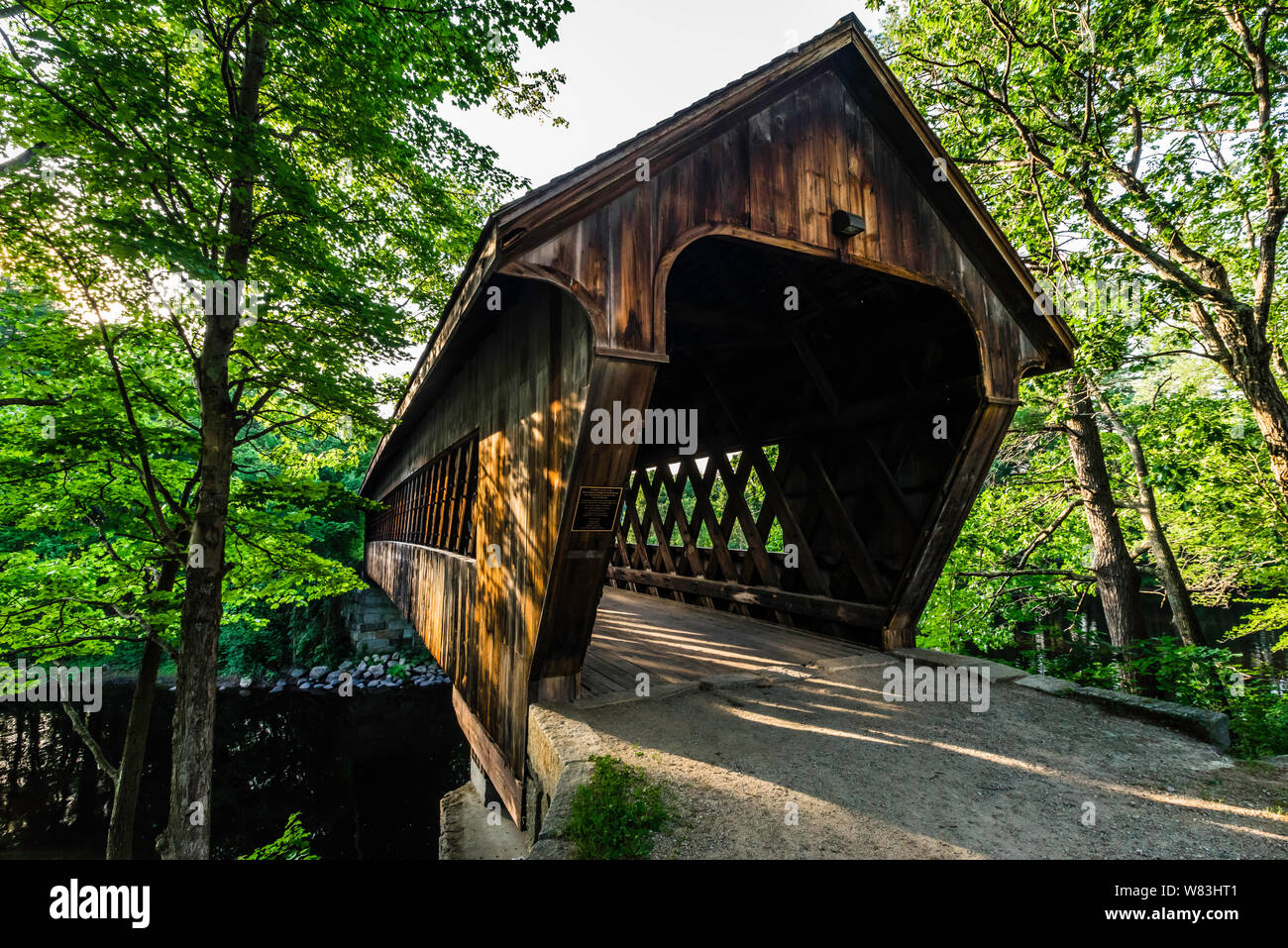 Henniker Bridge West Hopkinton, New Hampshire, USA Stock Photo Alamy
