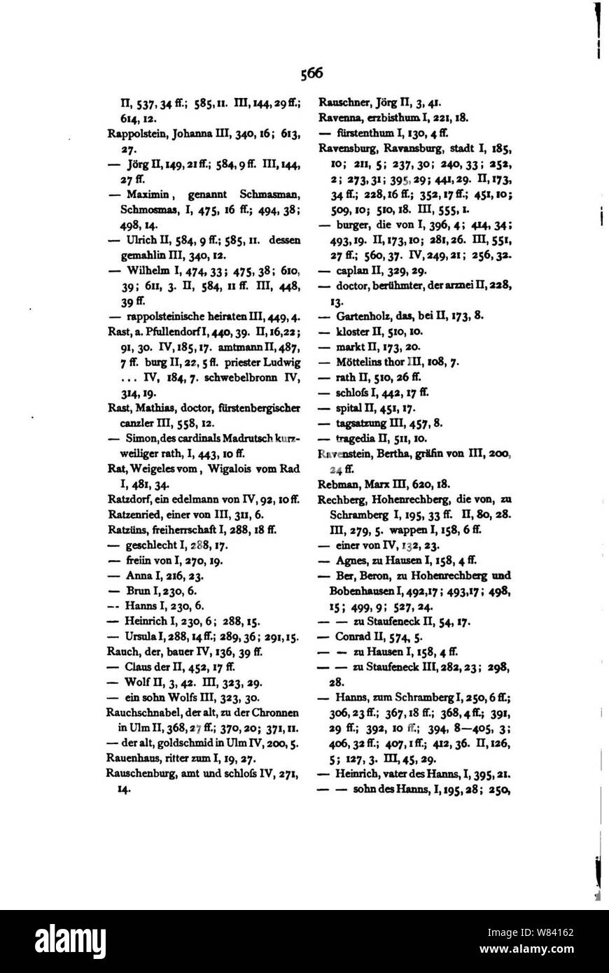De Zimmerische Chronik 4 566 Stock Photo Alamy