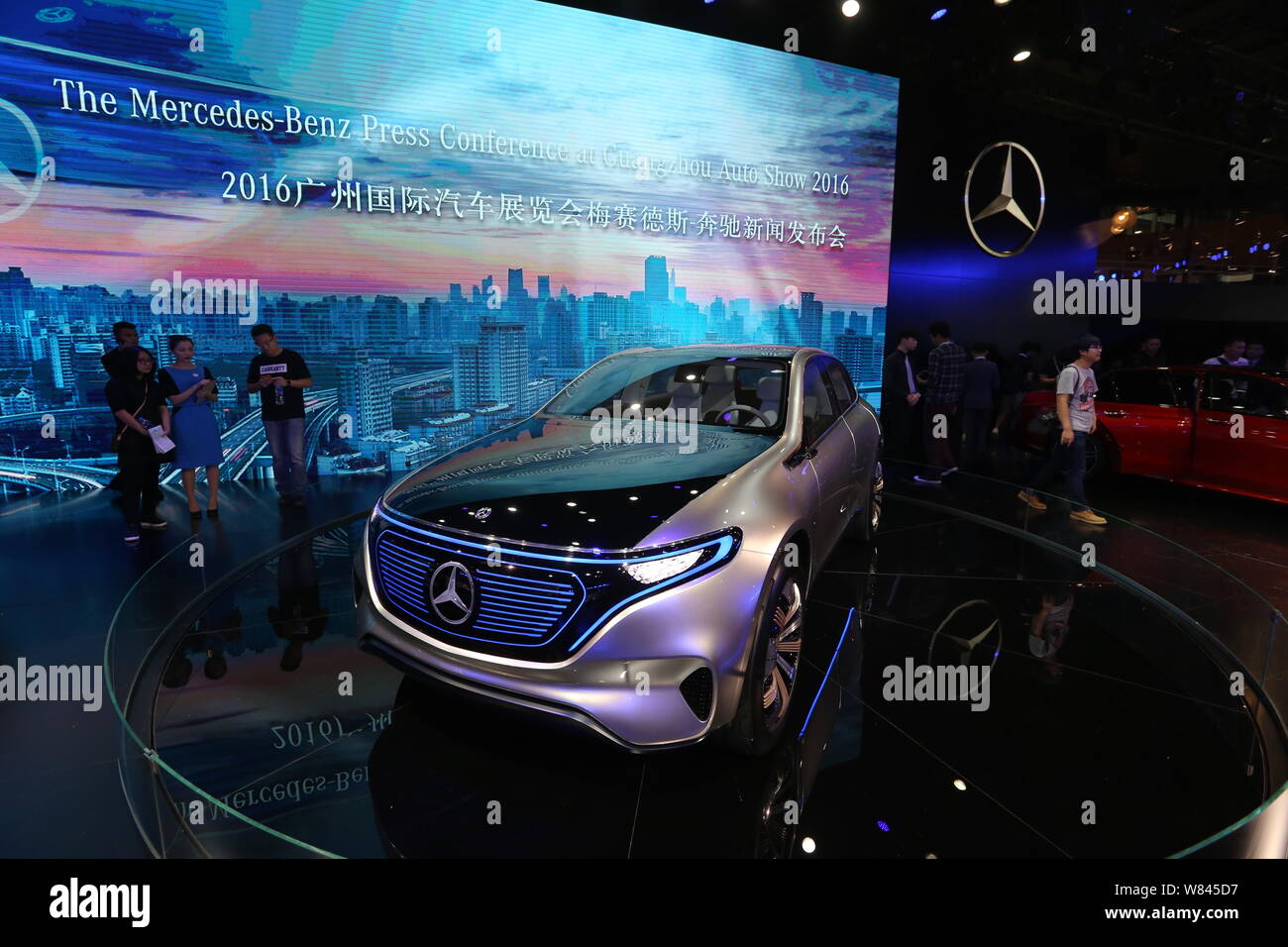 An Eq Electric Concept Car Of Mercedes Benz Is On Display During The 14th China Guangzhou International Automobile Exhibition Also Known As Auto Gu Stock Photo Alamy