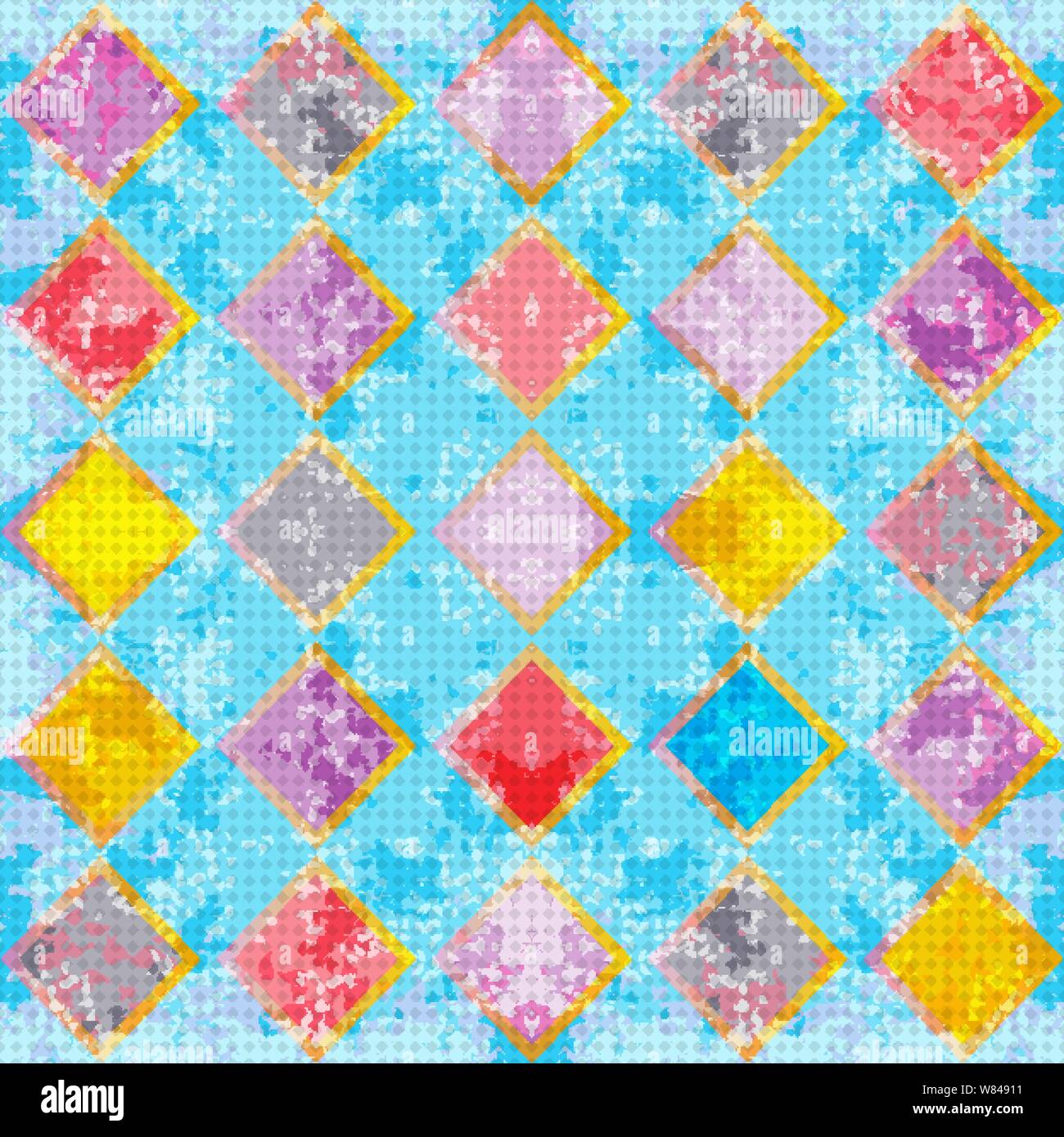 delicate colored polygons. abstract geometric background. vector illustration Stock Vector