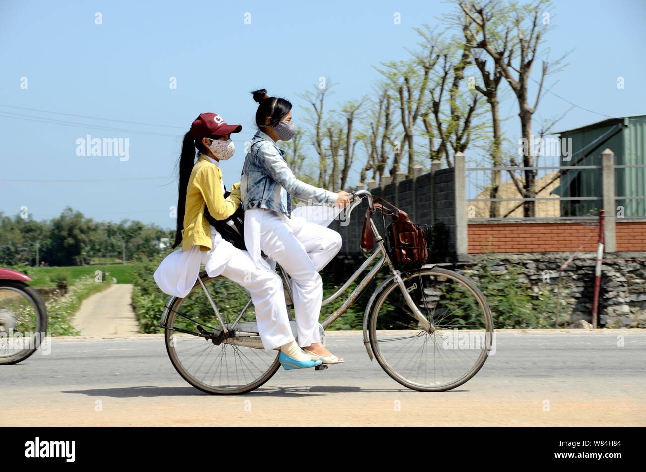 Vietnamese school uniform hires stock photography and images Alamy