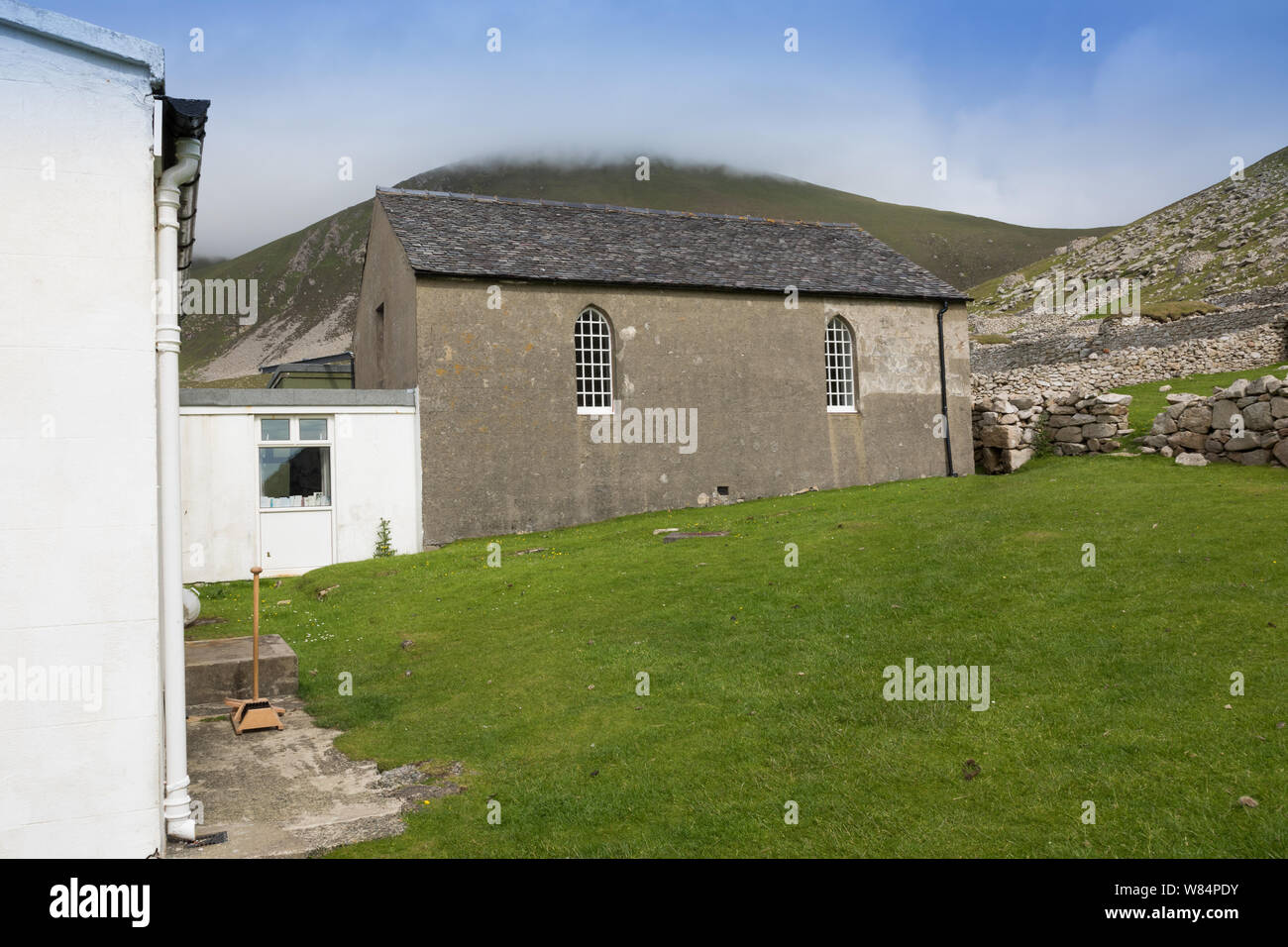 Abandoned houses on Hirta, St. Kilda Stock Photo Alamy